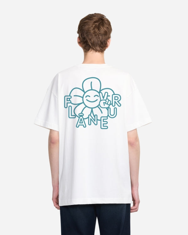 Happy Flower T-Shirt | Wit