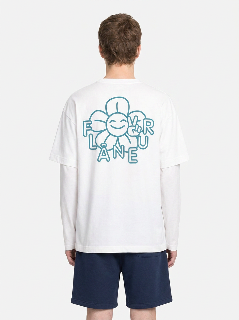 Happy Flower T-Shirt | White