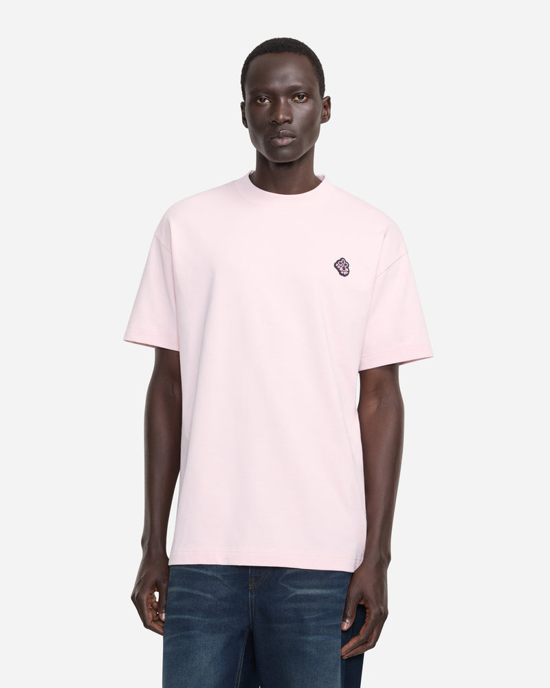 T-Shirt mit Blütenmotiv | Rosa