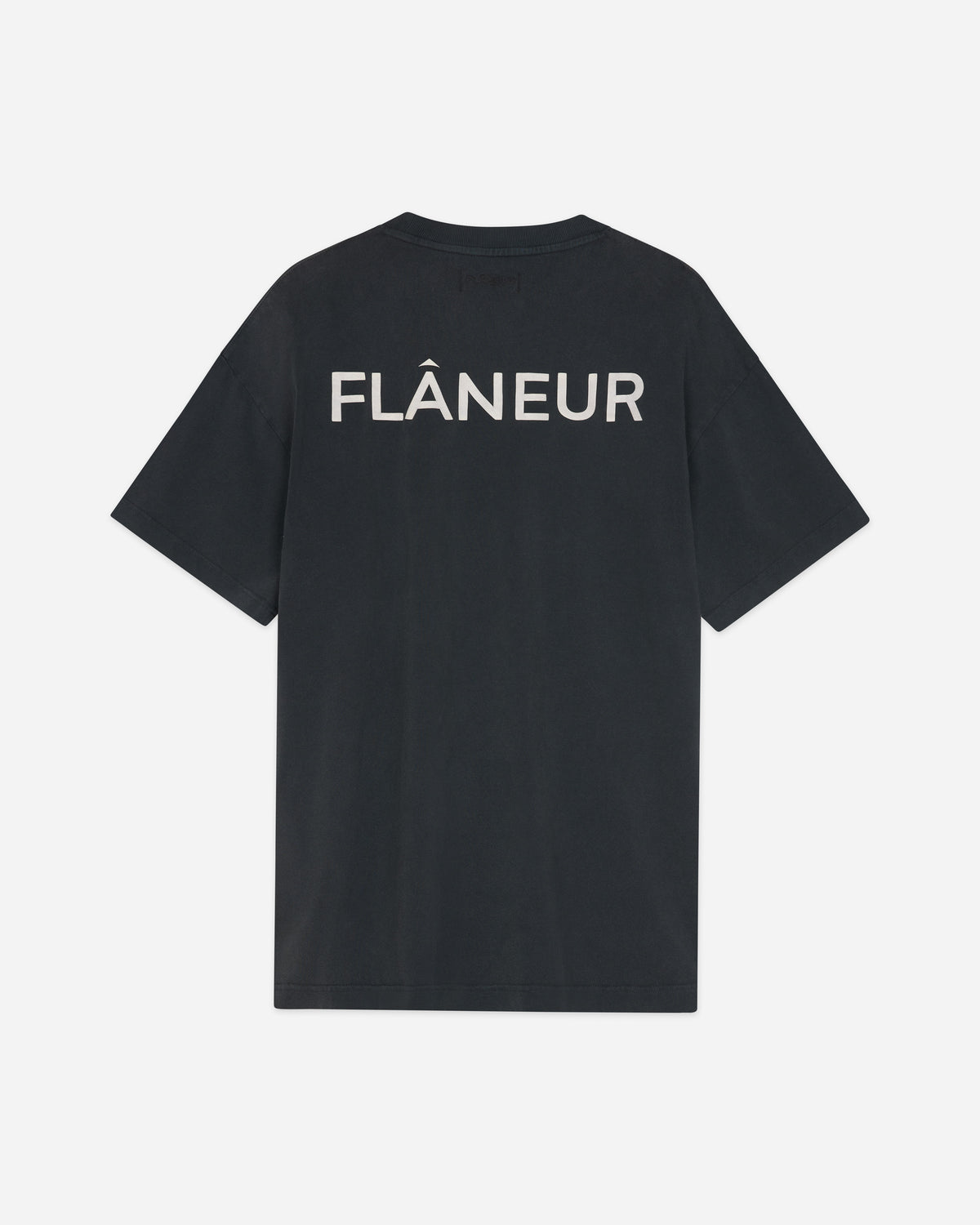 Double Logo T-Shirt Washed | Zwart