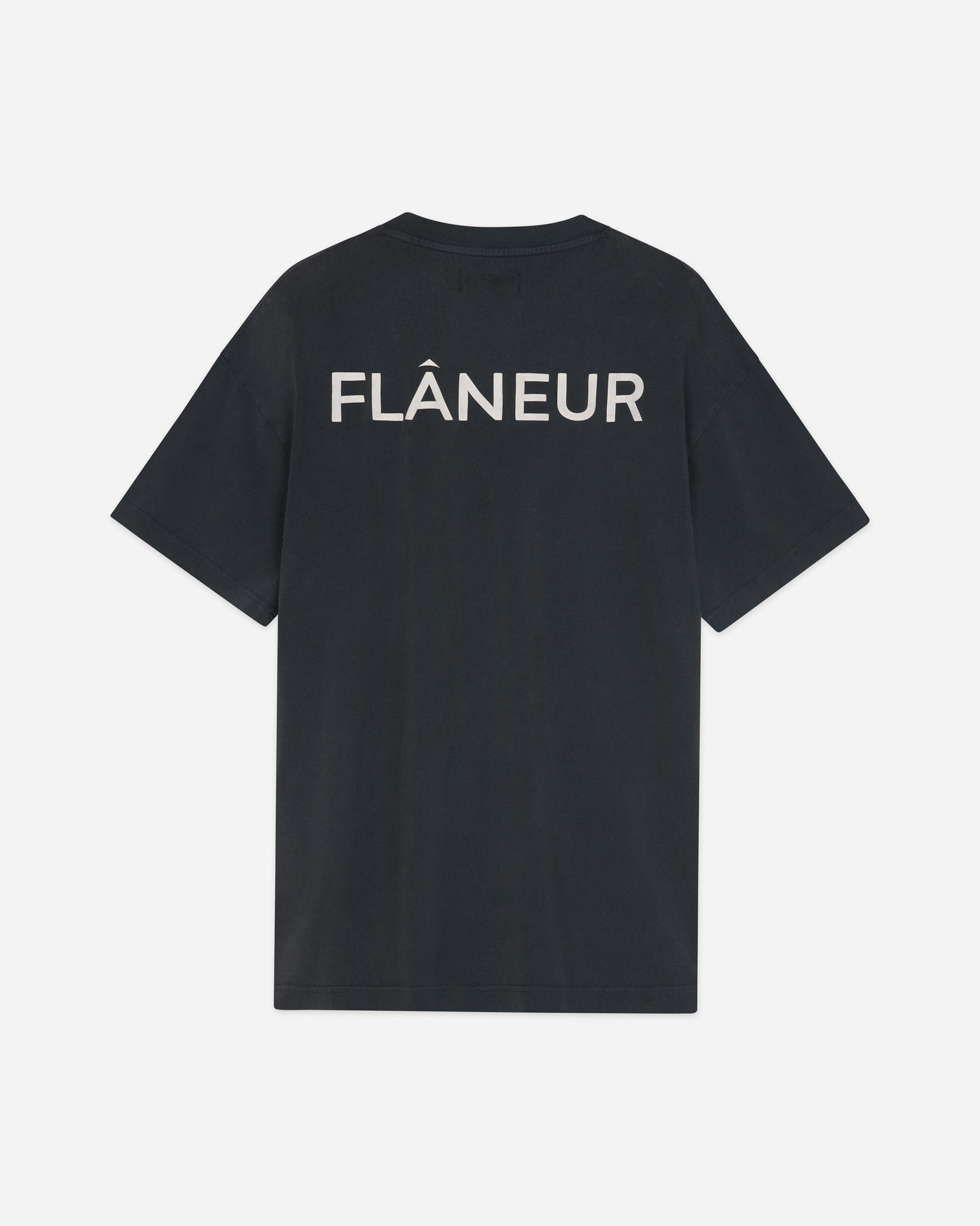 Double Logo T-Shirt Washed | Schwarz