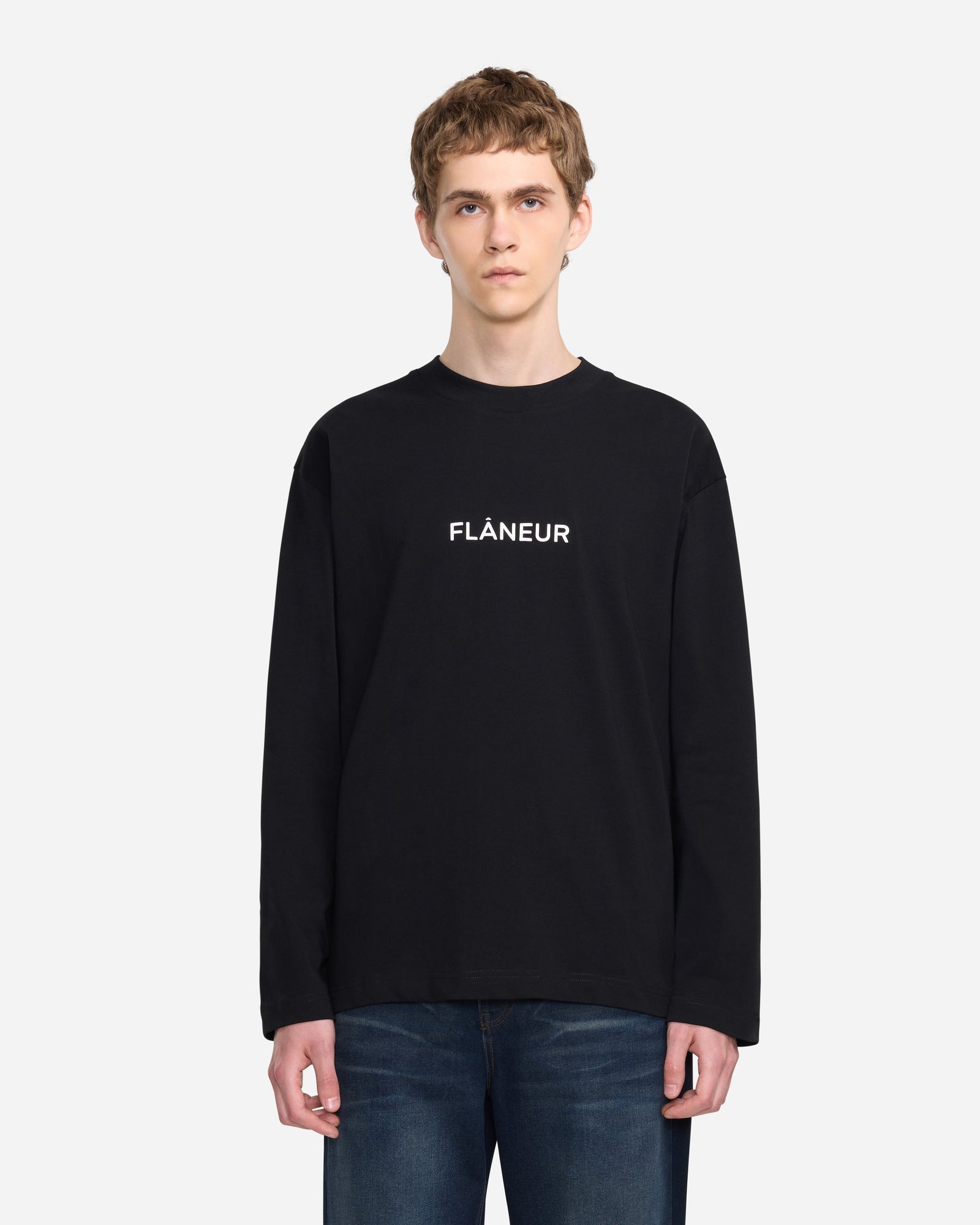 Box Logo Long Sleeve | Schwarz