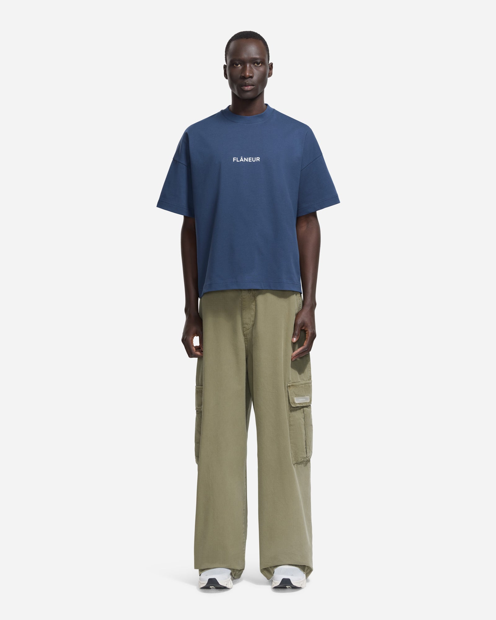 Box Logo T-Shirt | Blue Spellbound