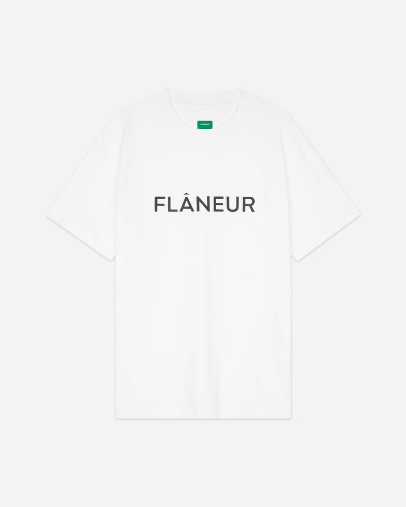 Printed Logo T-Shirt | Wit