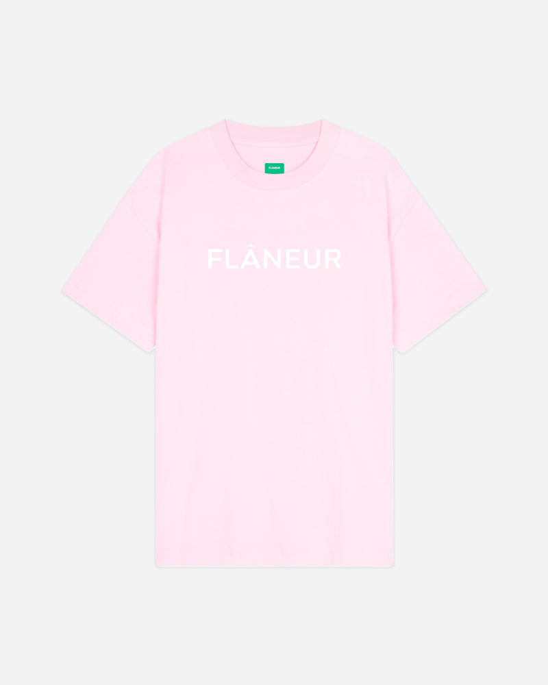 Printed Logo T-Shirt | Pink
