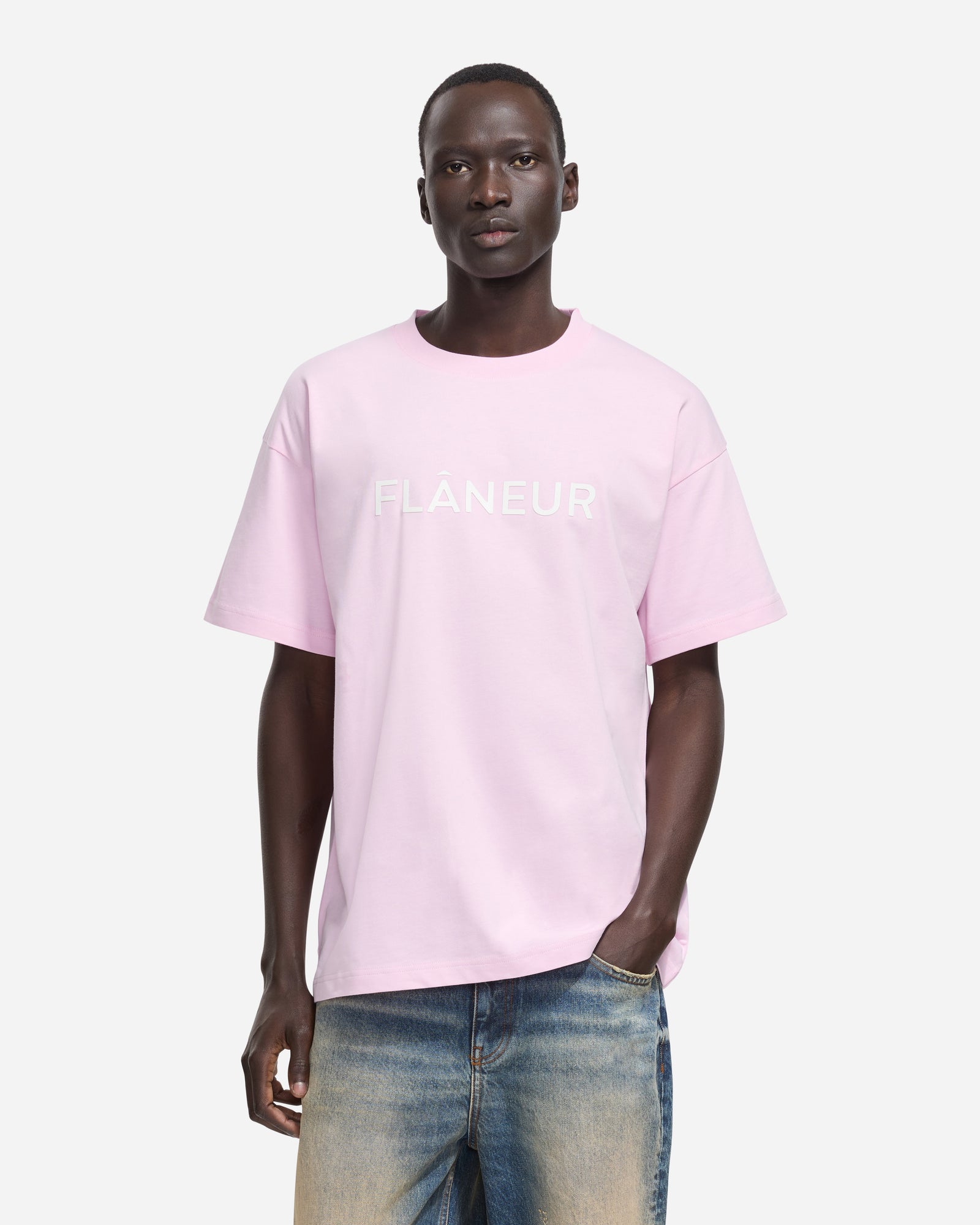 Printed Logo T-Shirt | Pink