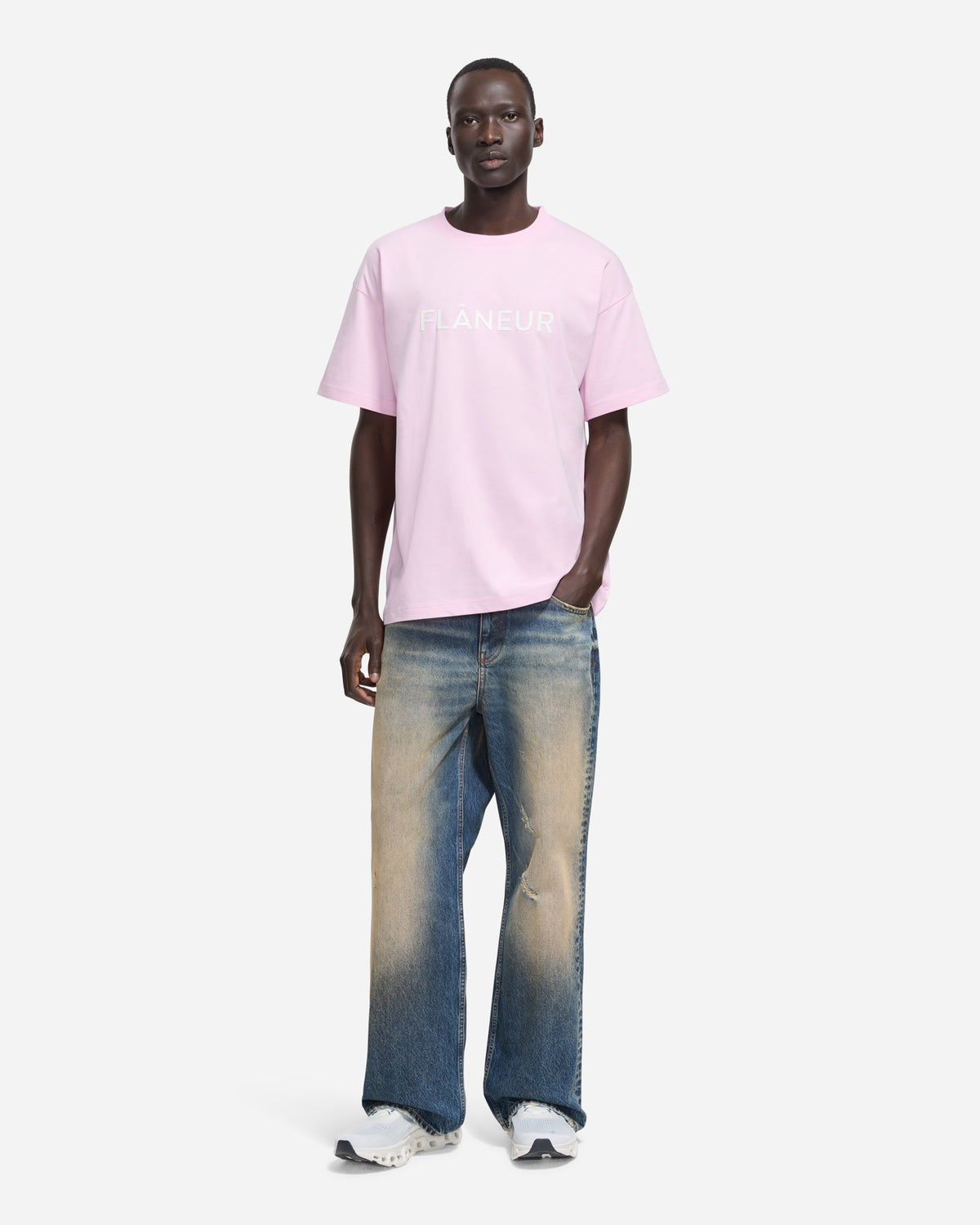 Printed Logo T-Shirt | Pink