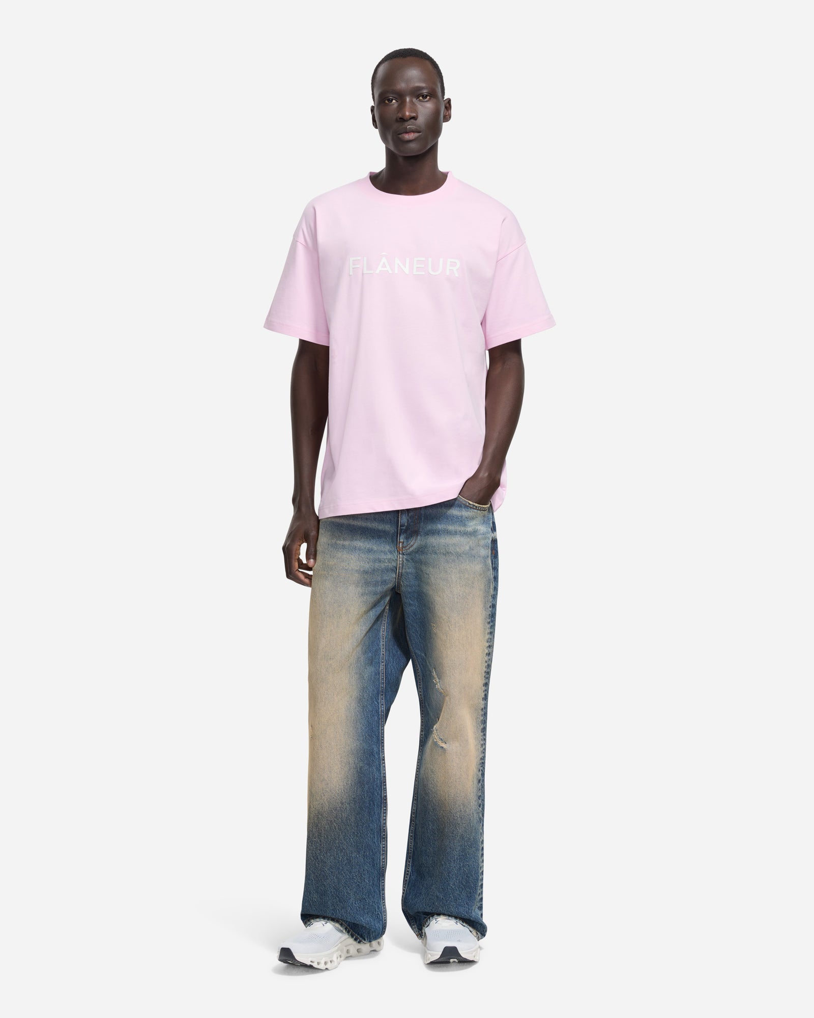 Printed Logo T-Shirt | Pink