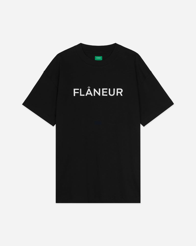 Printed Logo T-Shirt | Zwart