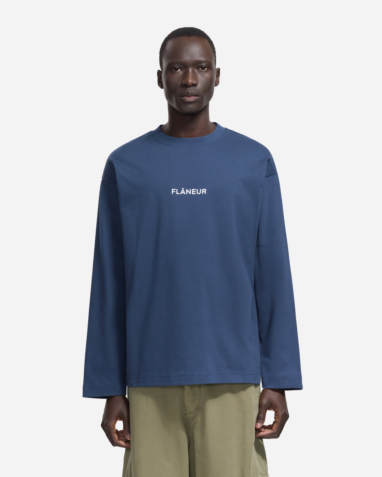 Box Logo Long Sleeve | Blue Spellbound