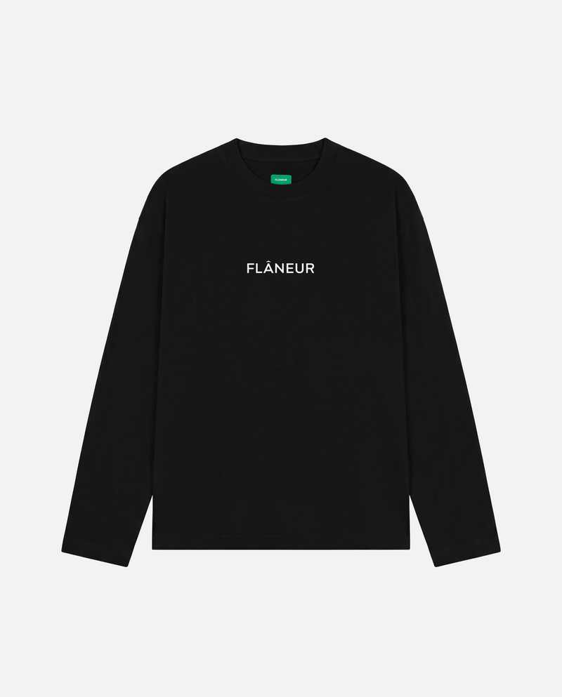 Box Logo Long Sleeve | Black