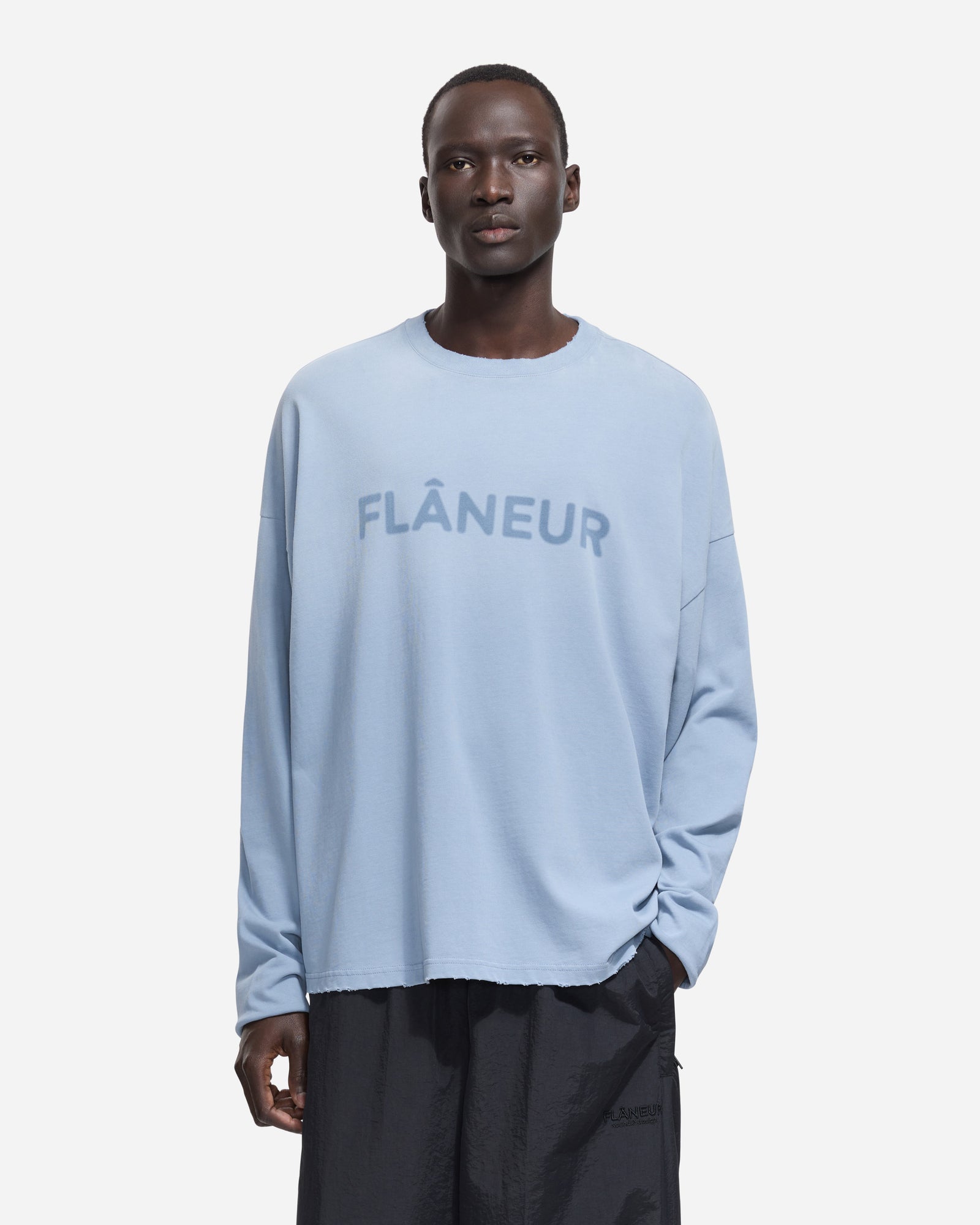 Blurred Logo Long Sleeve | Blue Citadel