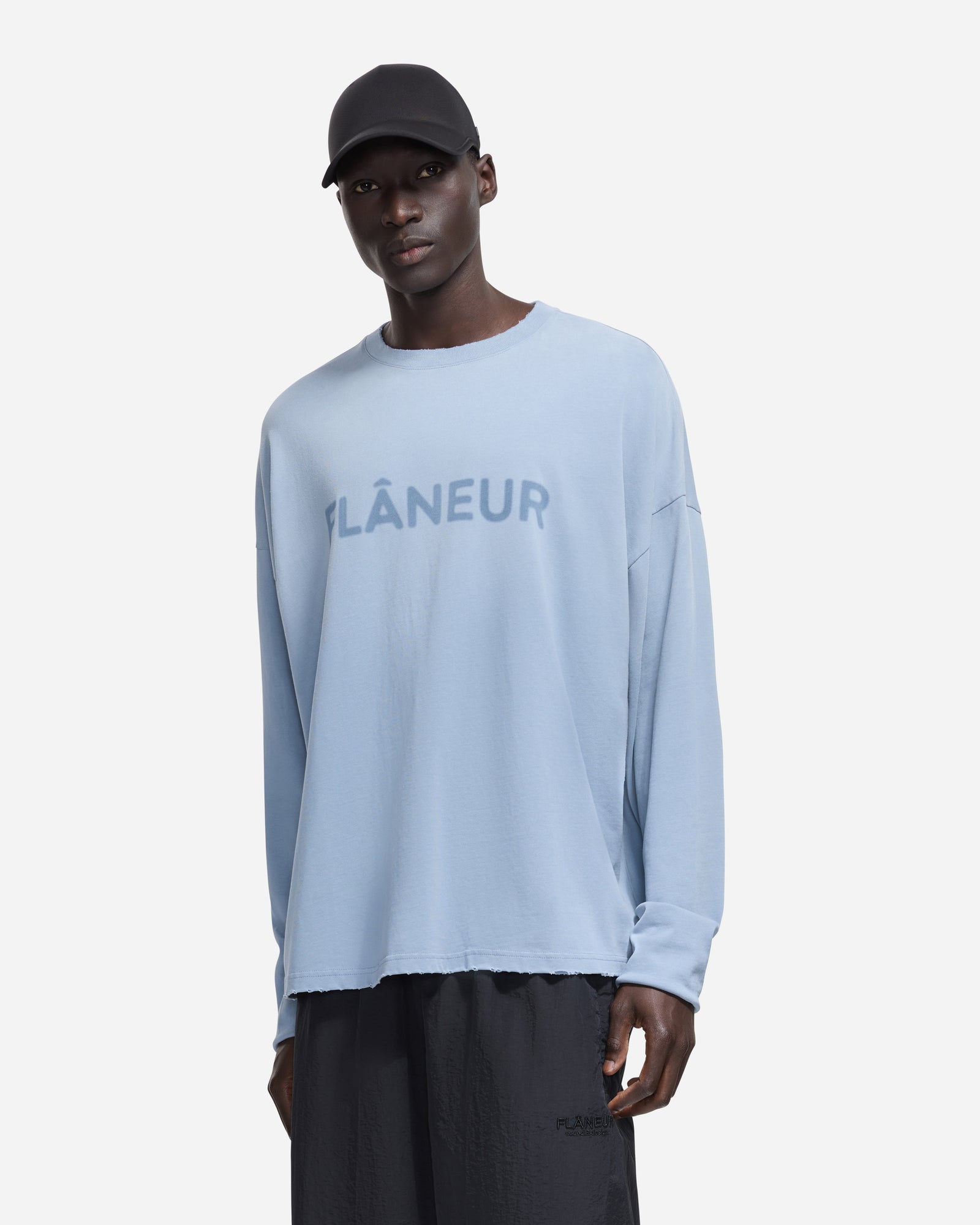 Blurred Logo Long Sleeve | Blue Citadel