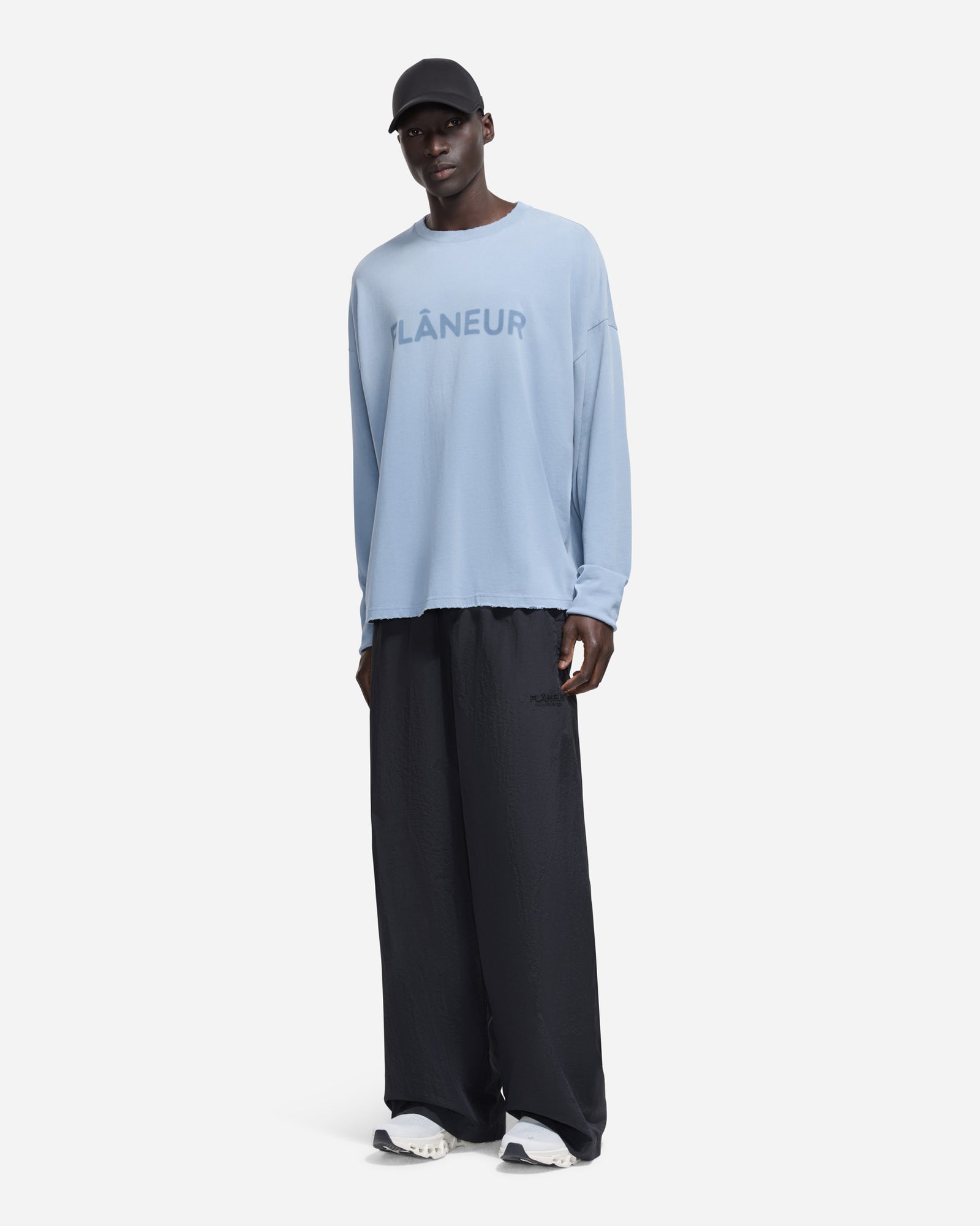 Blurred Logo Long Sleeve | Blue Citadel