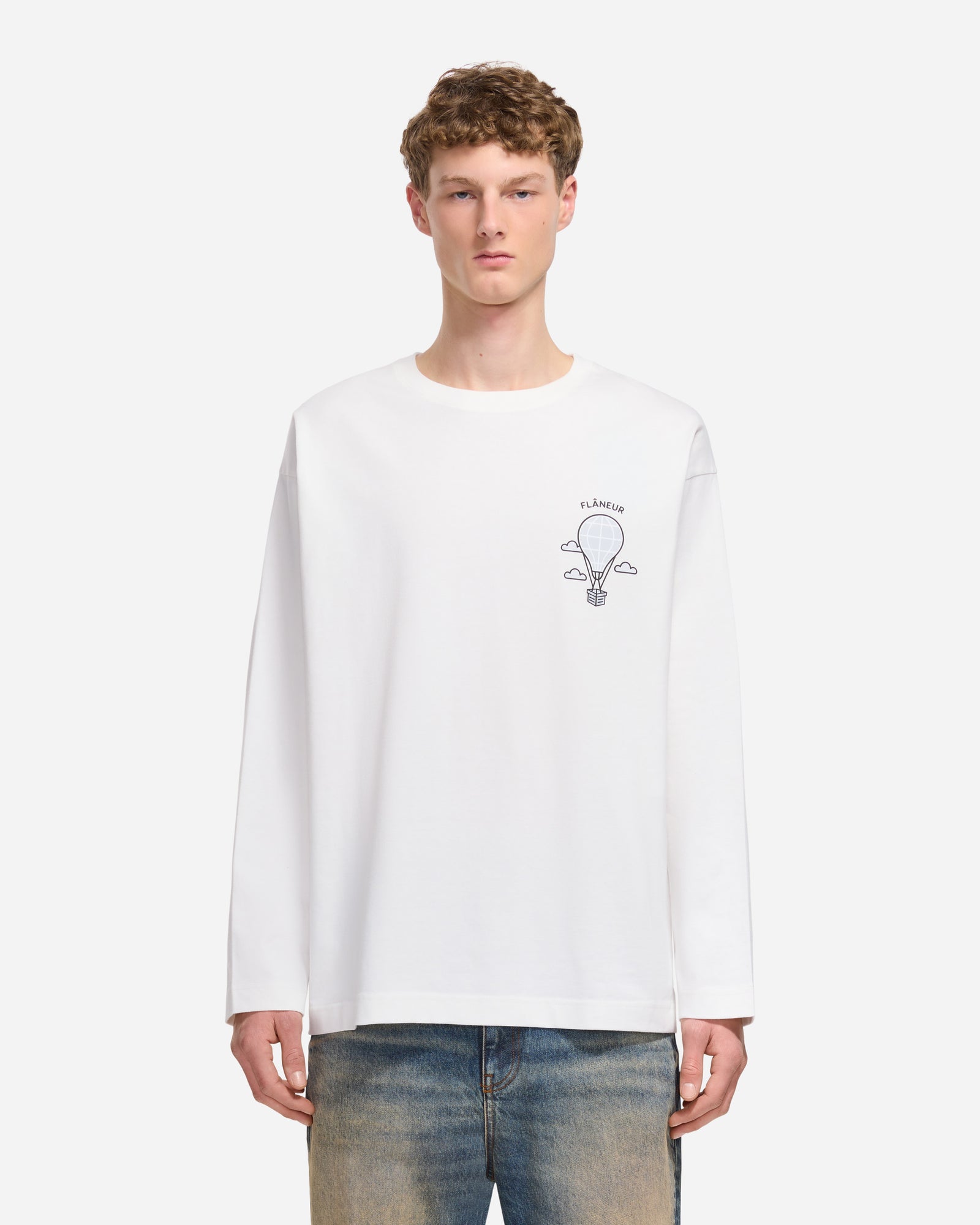 Balloon Long Sleeve | White