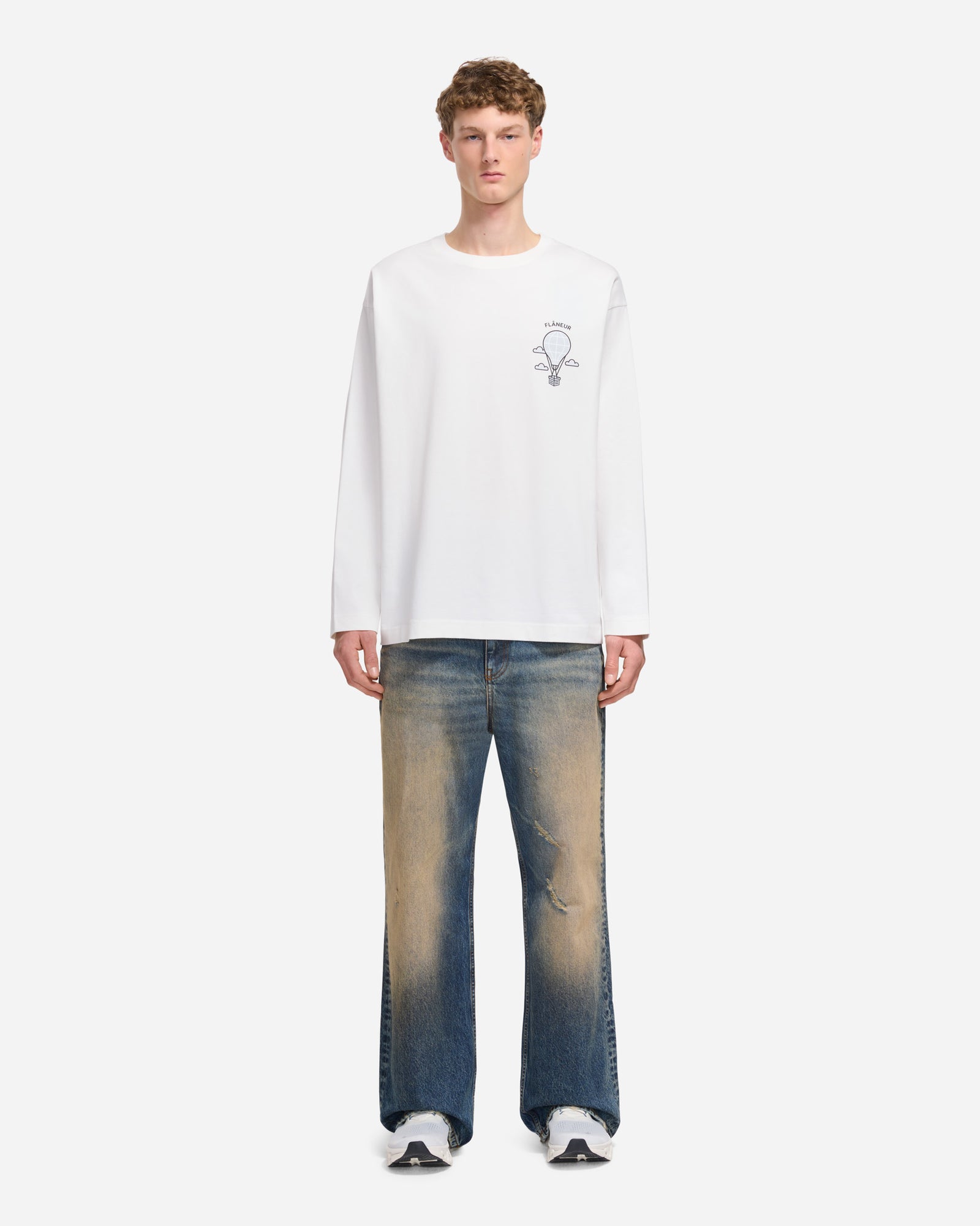 Balloon Long Sleeve | White
