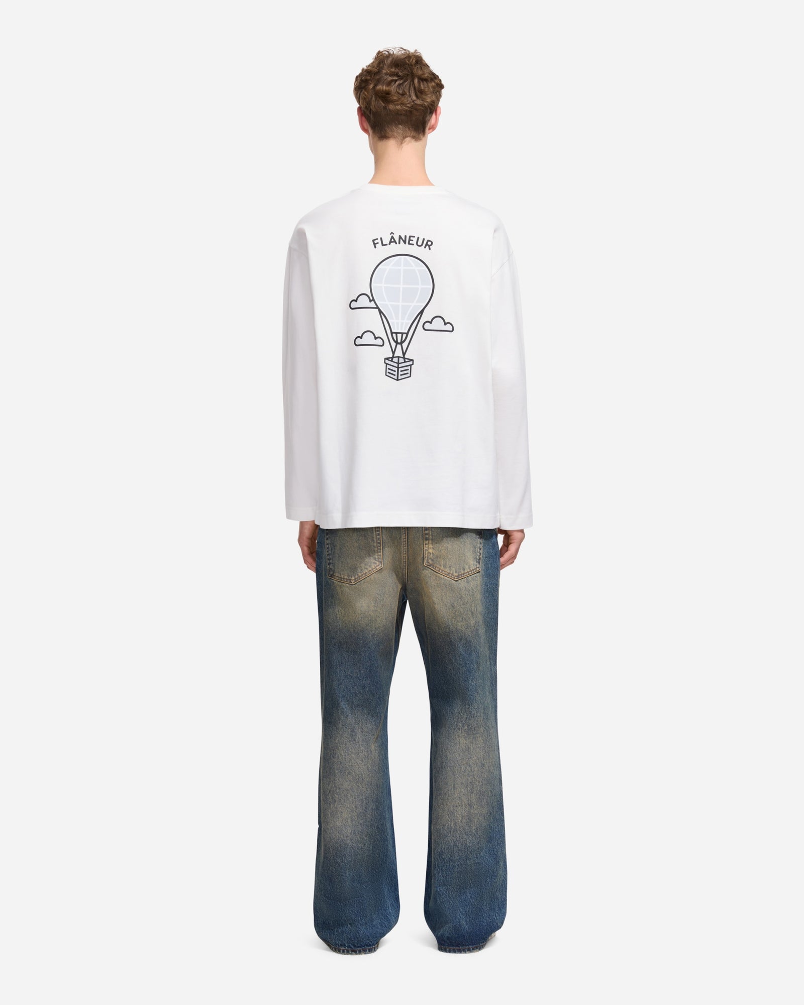 Balloon Long Sleeve | White