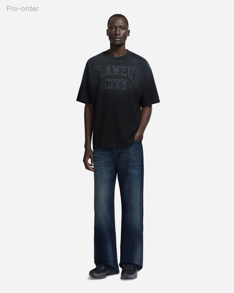 City College T-Shirt | Washed Black