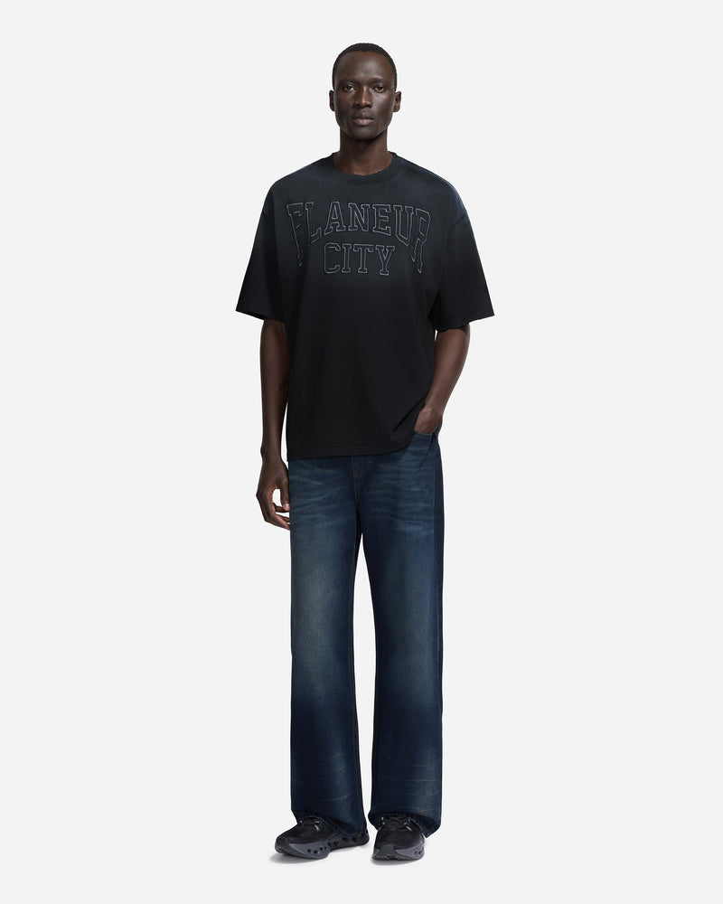 City College T-Shirt | Washed Black