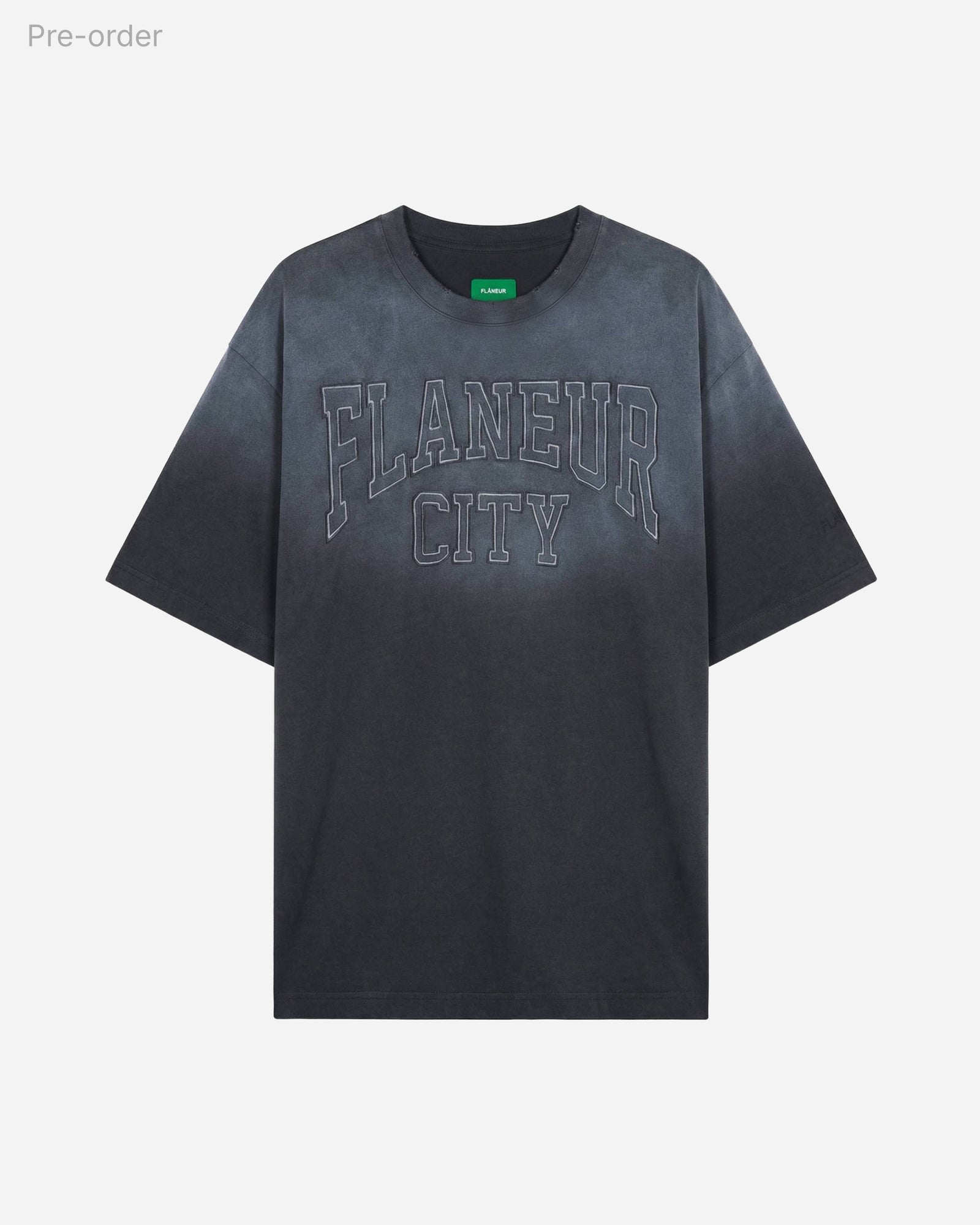 City College T-Shirt | Washed Black