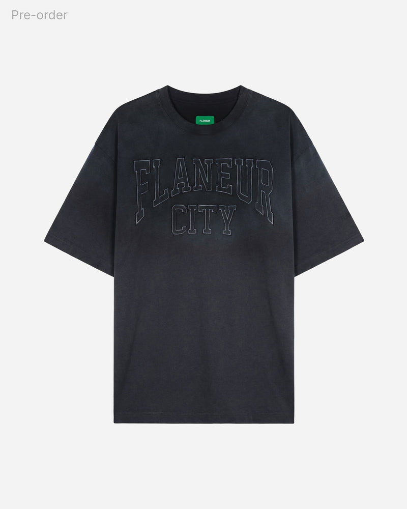 City College T-Shirt | Washed Black