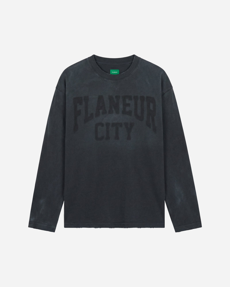 City College Long Sleeve | Aged Black