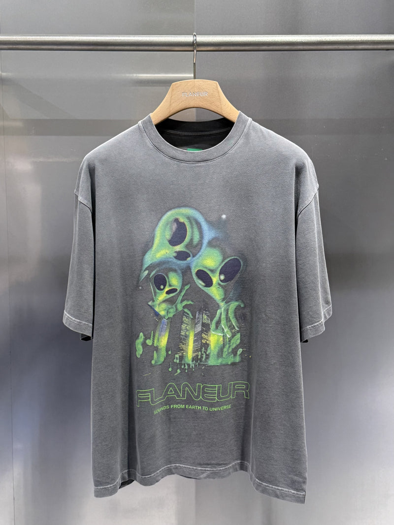 City Aliens T-Shirt | Black