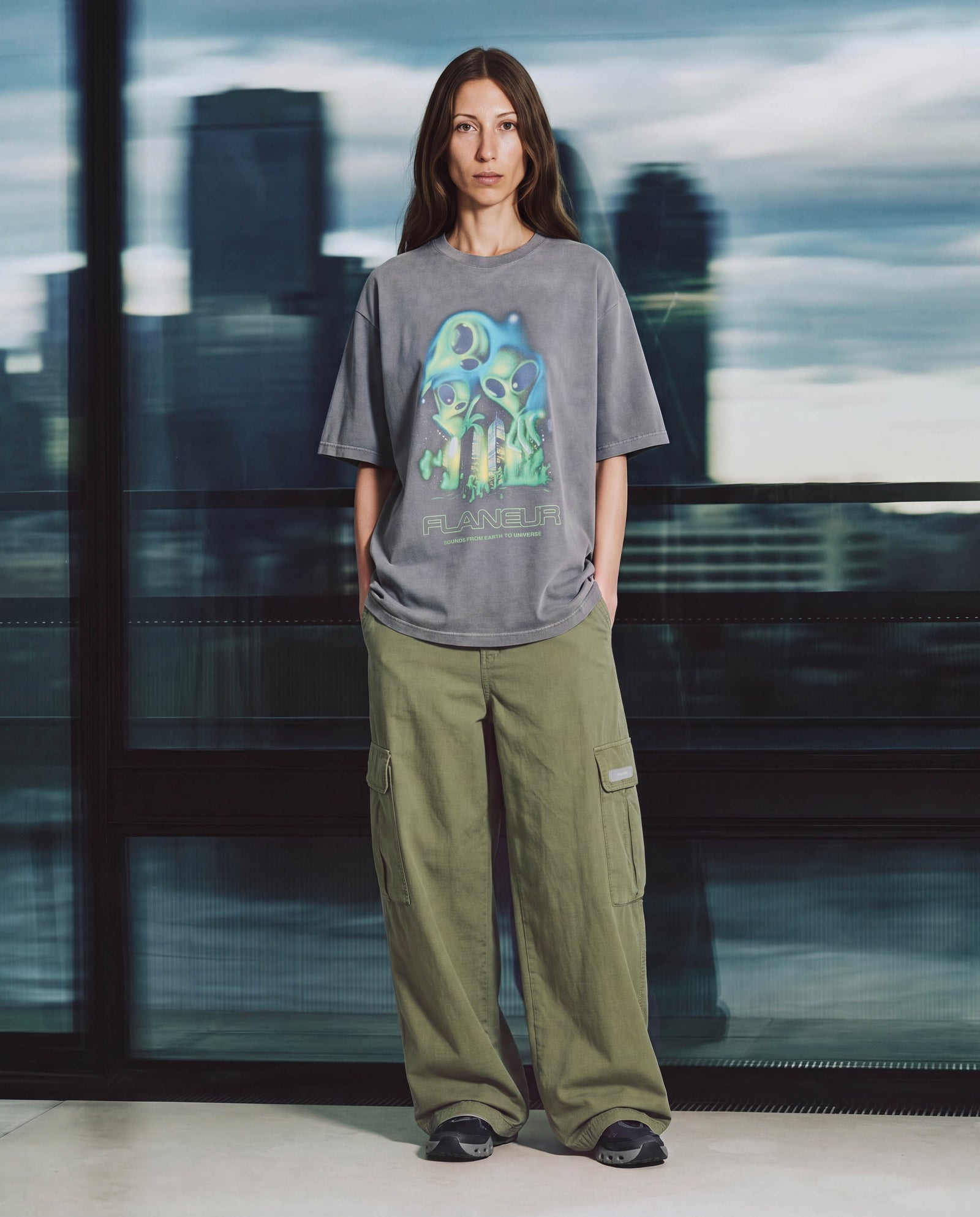 City Aliens T-Shirt | Black