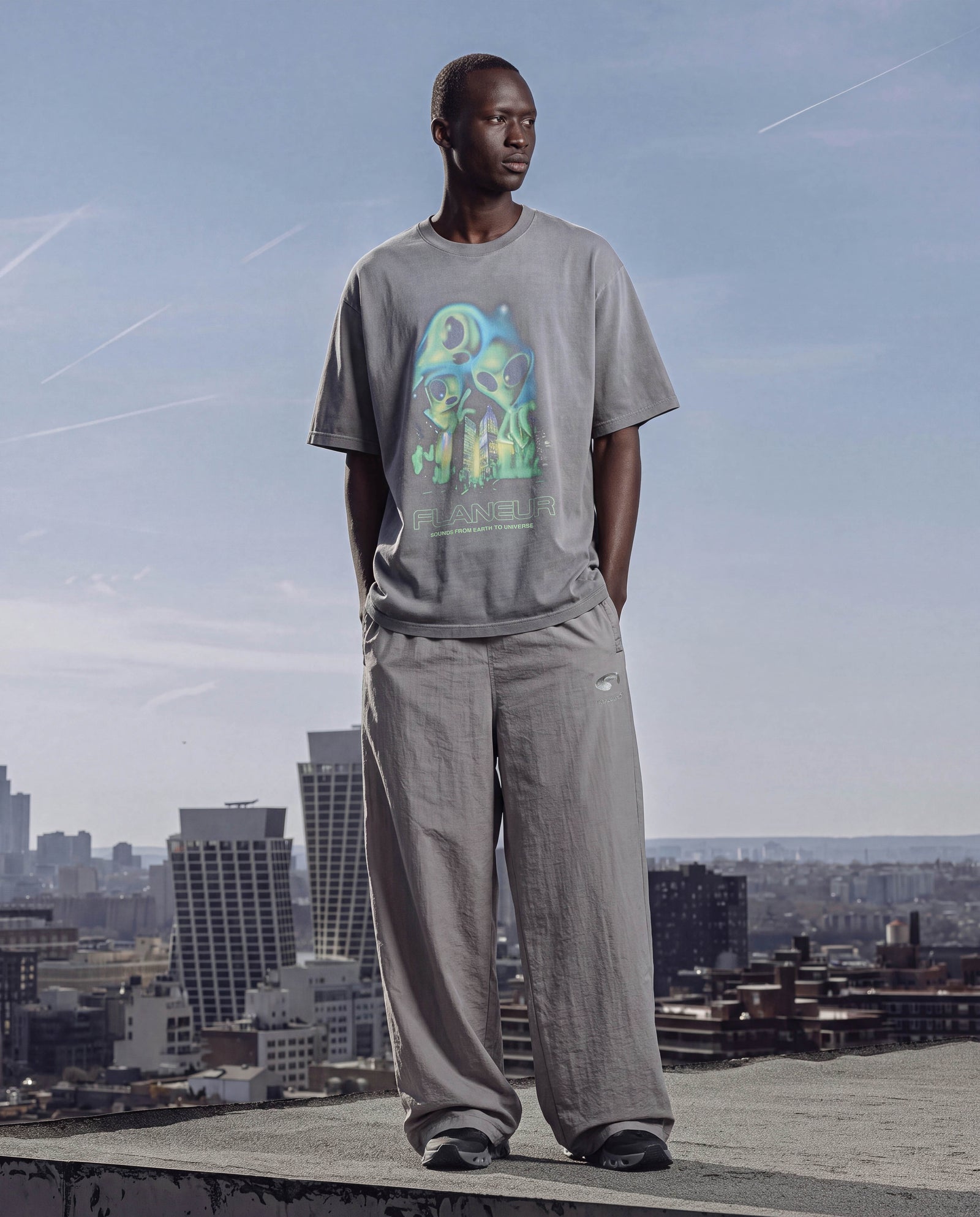 City Aliens T-Shirt | Black