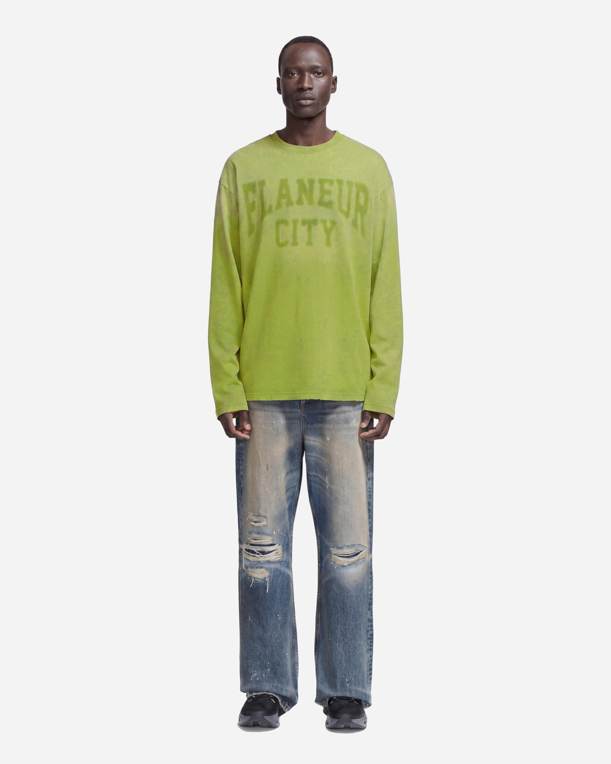 City College Long Sleeve | Washed Olive
