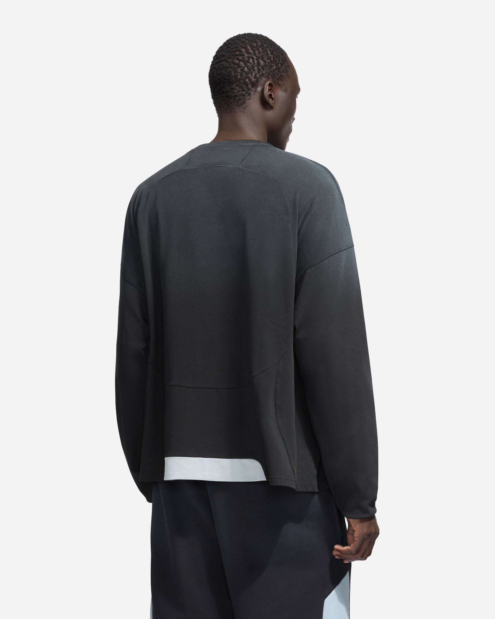 Flaneur Music Paneled Long Sleeve | Black