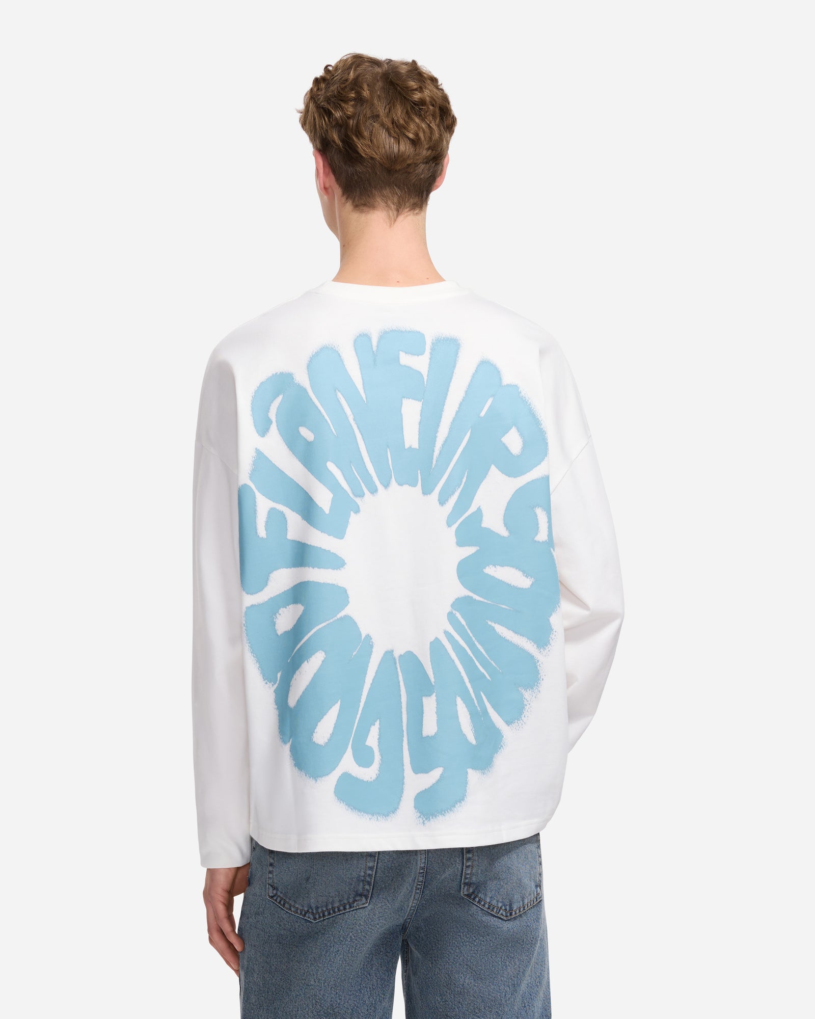 Flaneur Sounds Good Long Sleeve | White