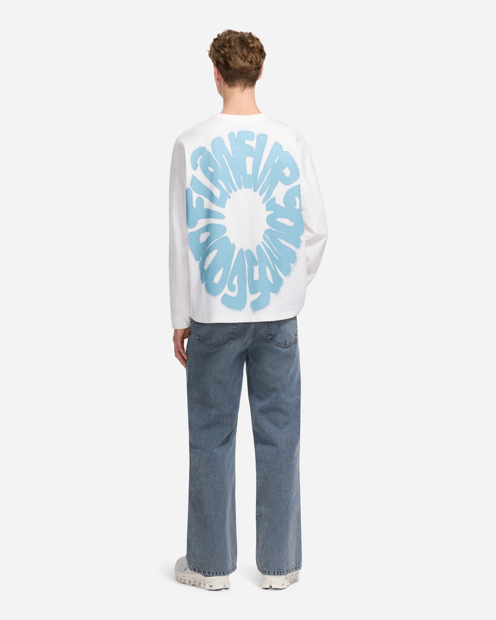 Flaneur Sounds Good Long Sleeve | White