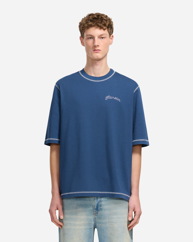 Signature Outline T-Shirt | Navy