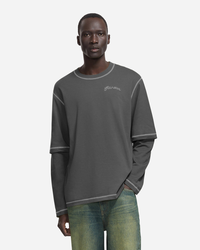 Signature Outline Layered Long Sleeve | Black