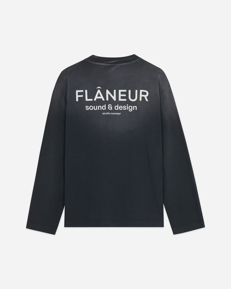 Sound & Design Studio Member Long Sleeve | Washed Black