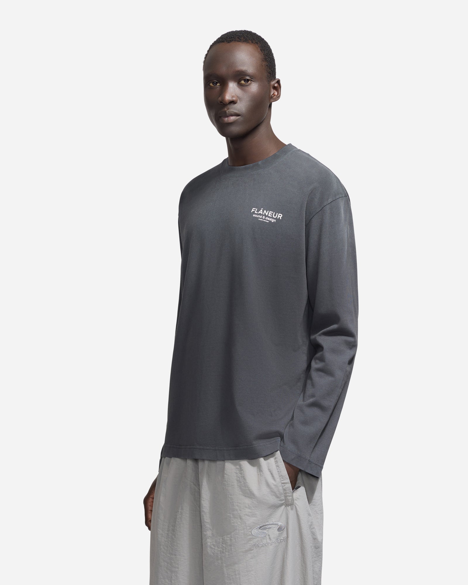 Sound & Design Studio Member Long Sleeve | Washed Black