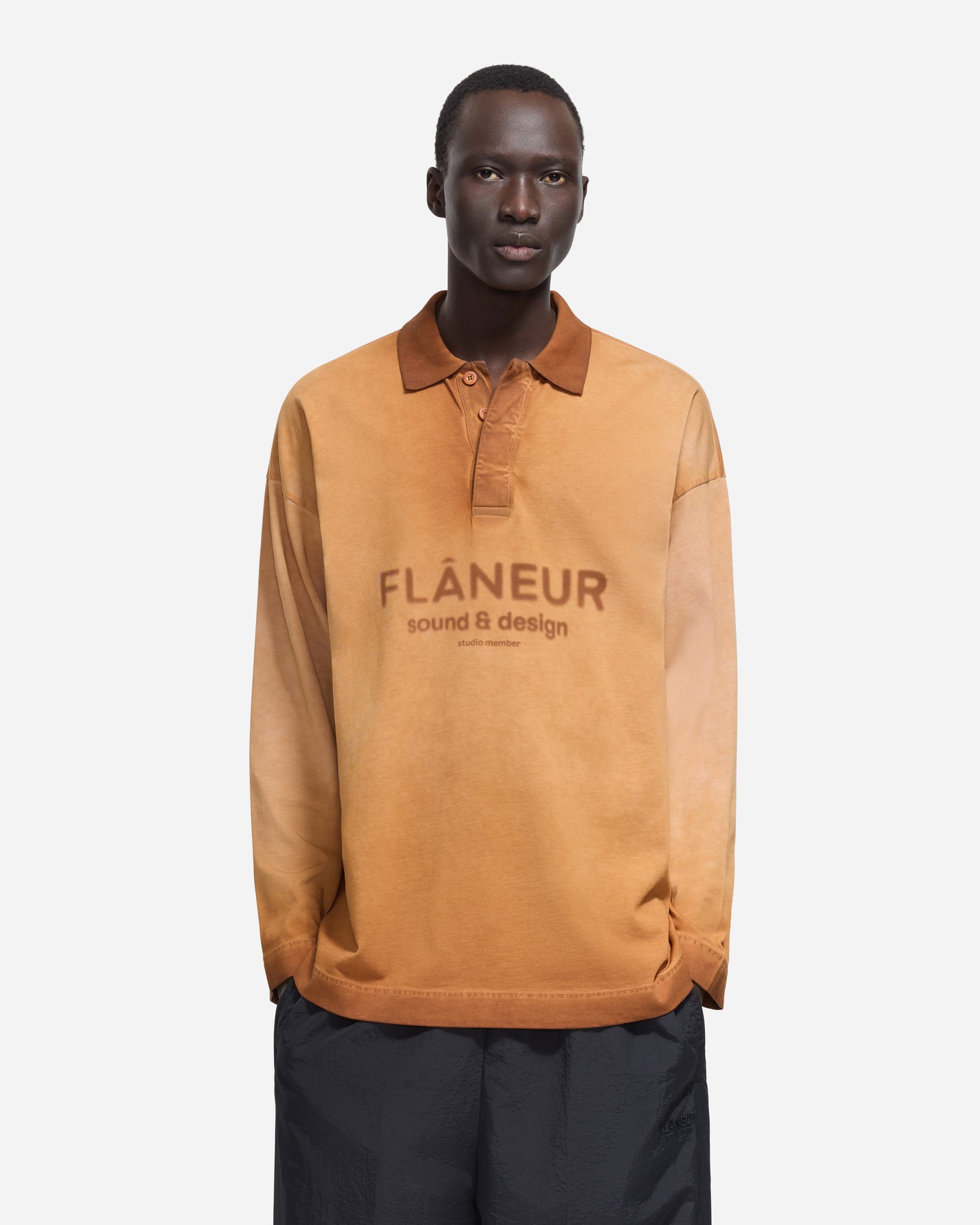 Sound & Design Studio Member Polo Long Sleeve | Washed Autumn