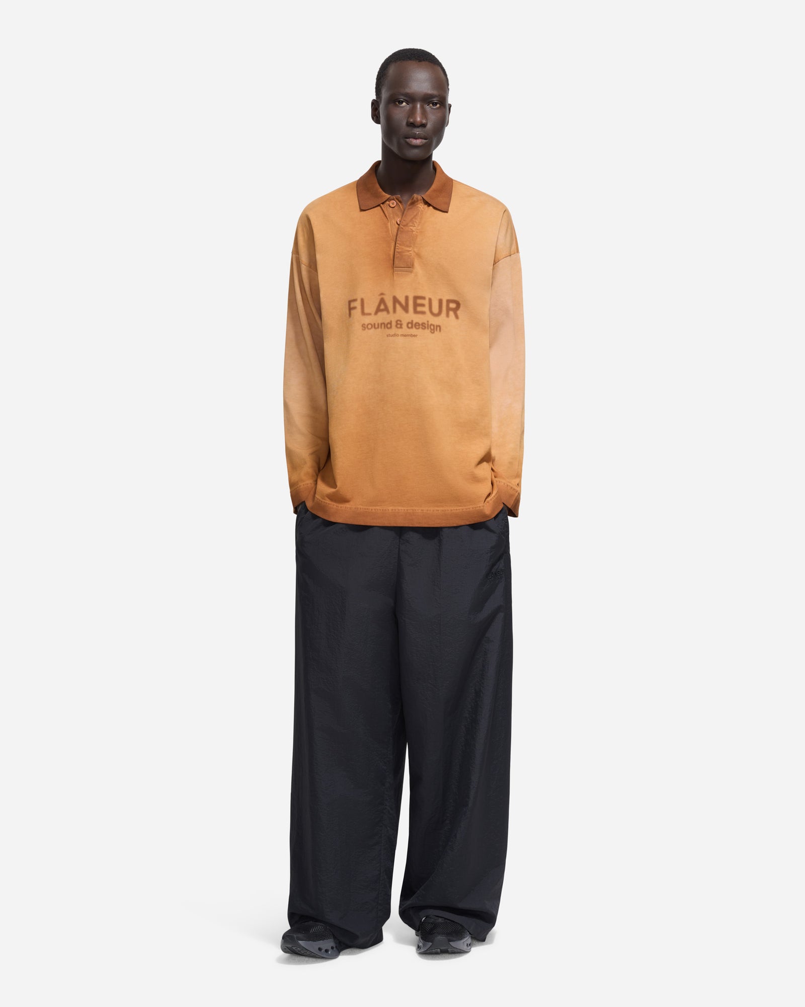 Sound & Design Studio Member Polo Long Sleeve | Washed Autumn