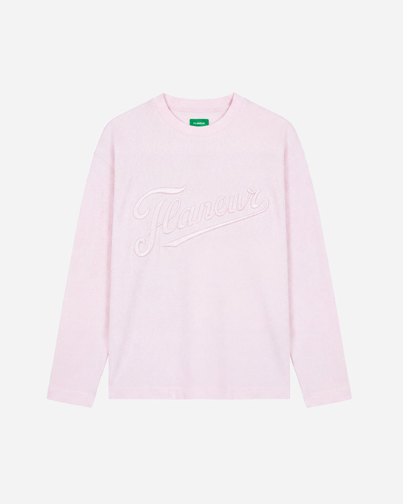 Embroidered Logo Long Sleeve | Pink