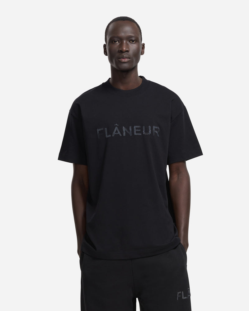 Stitched Logo T-Shirt | Black