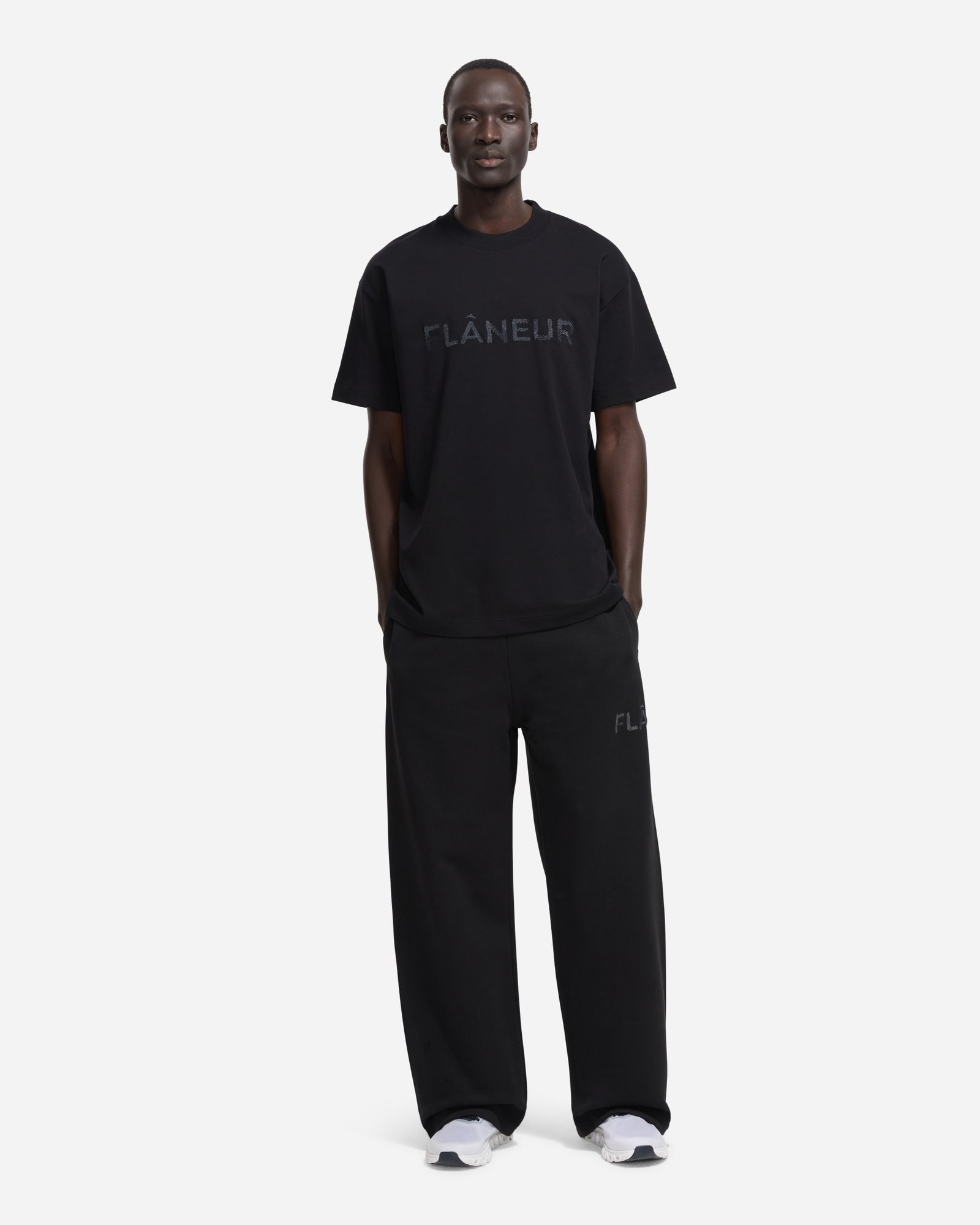 Stitched Logo T-Shirt | Black
