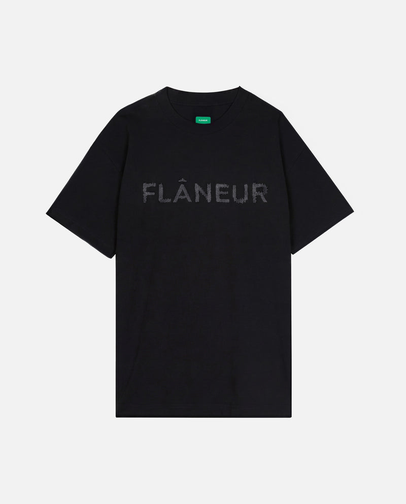 Stitched Logo T-Shirt | Black