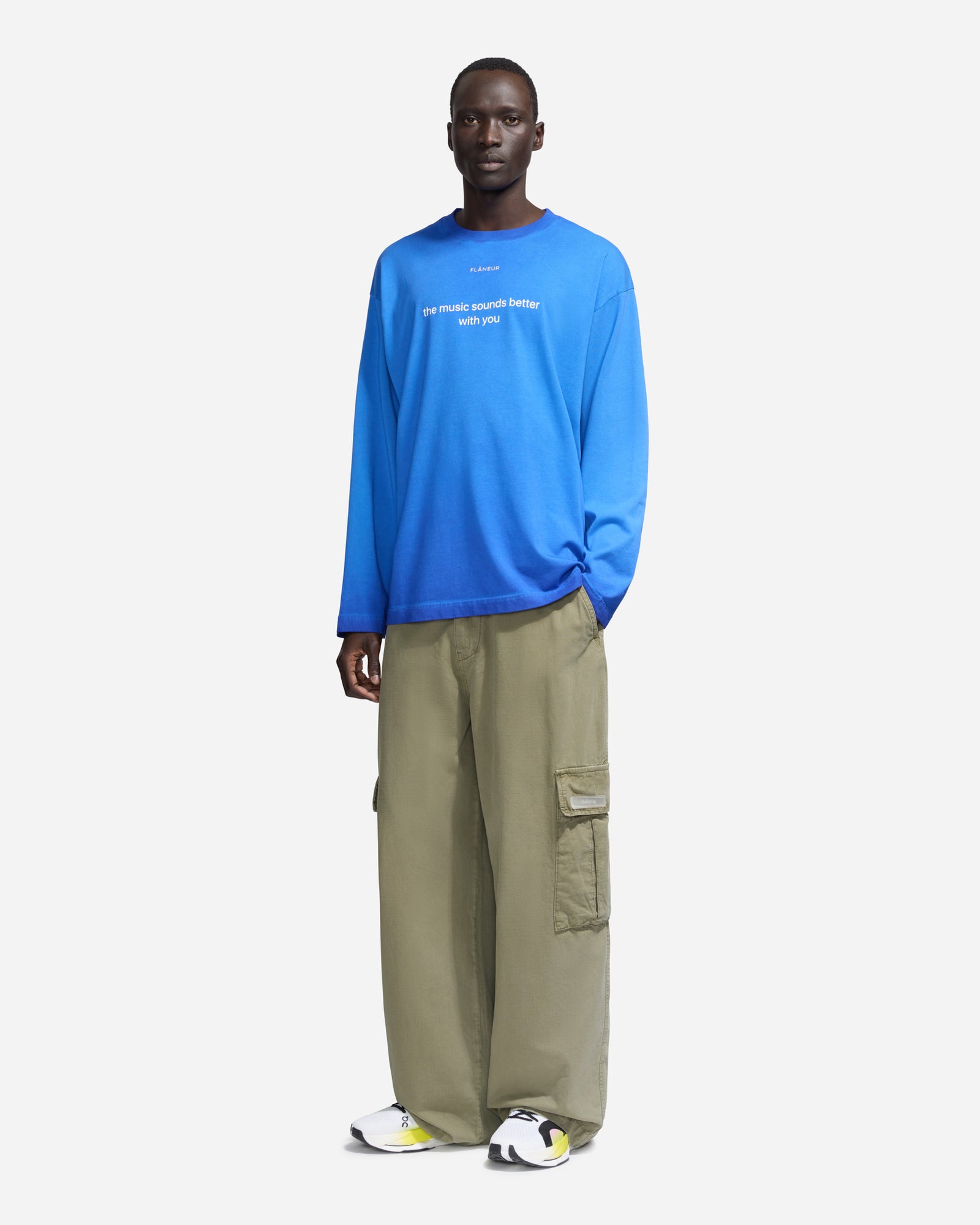 With You Long Sleeve | Blue