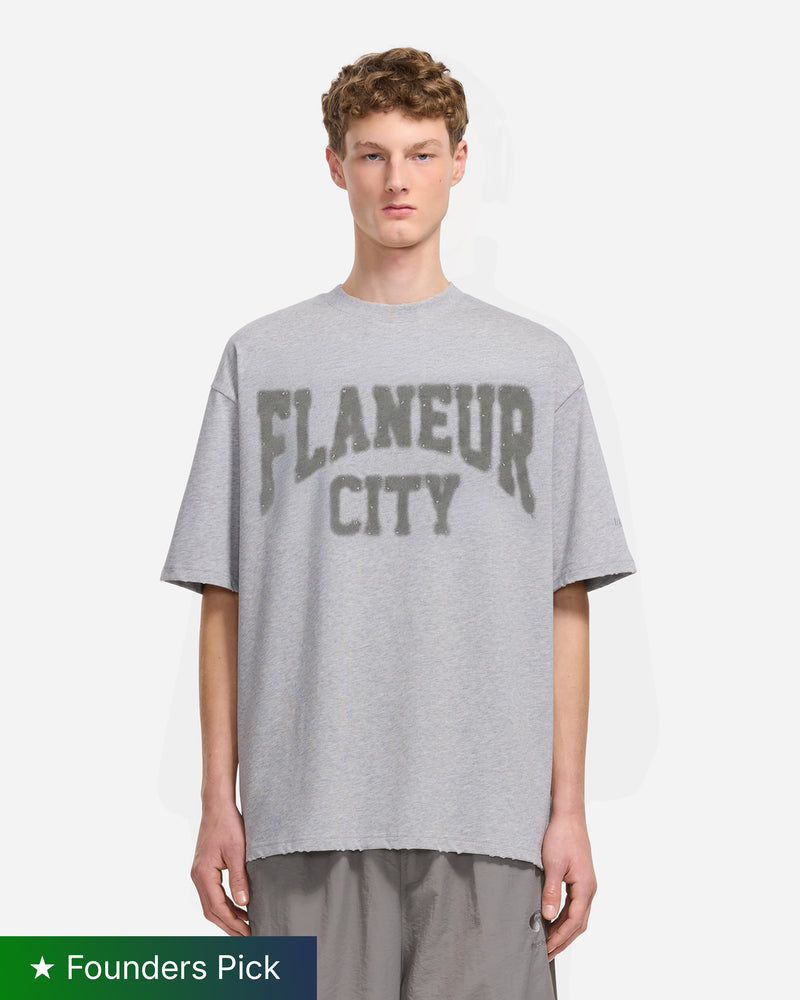 City College T-Shirt | Heather Grey