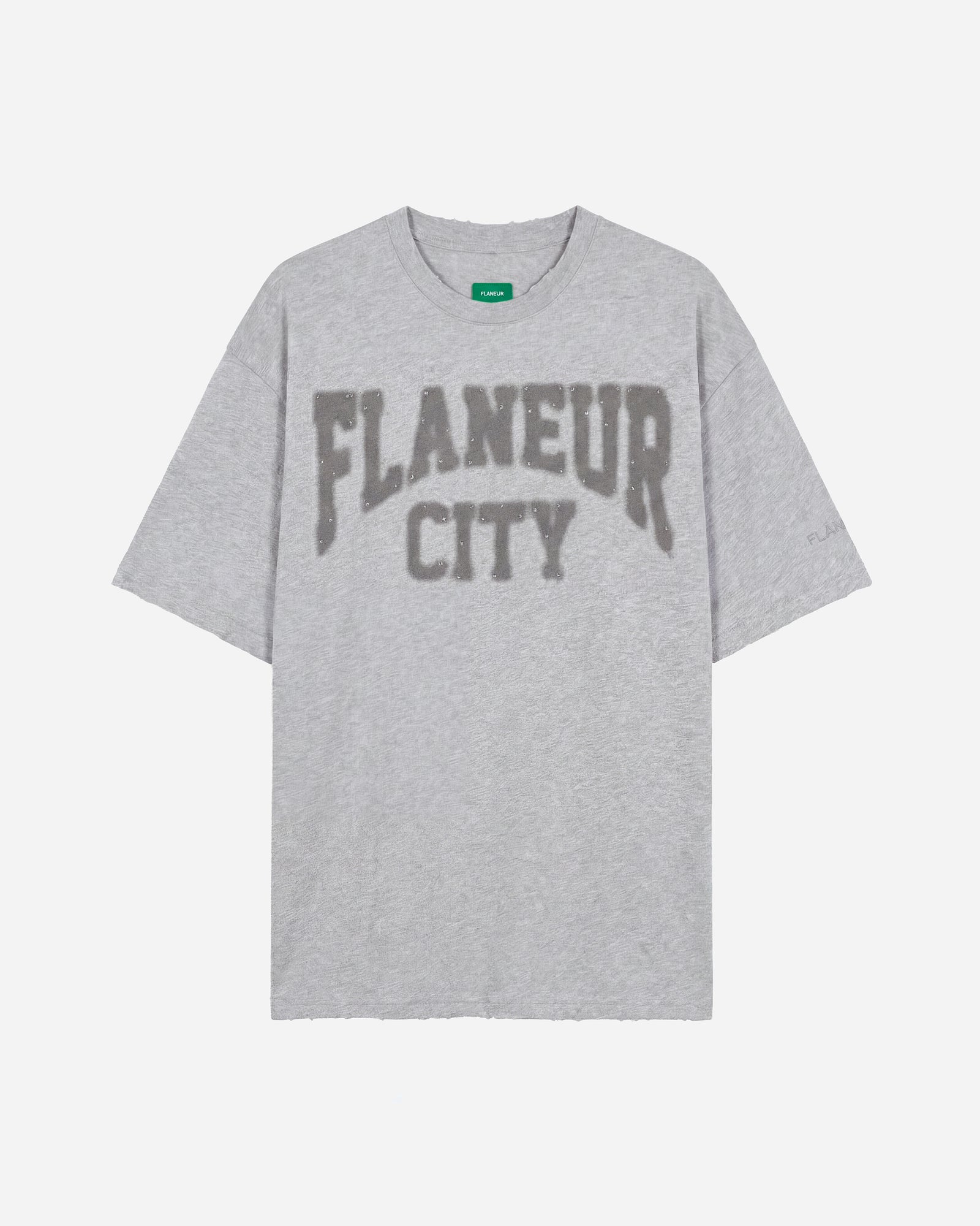 City College T-Shirt | Hellgrau meliert
