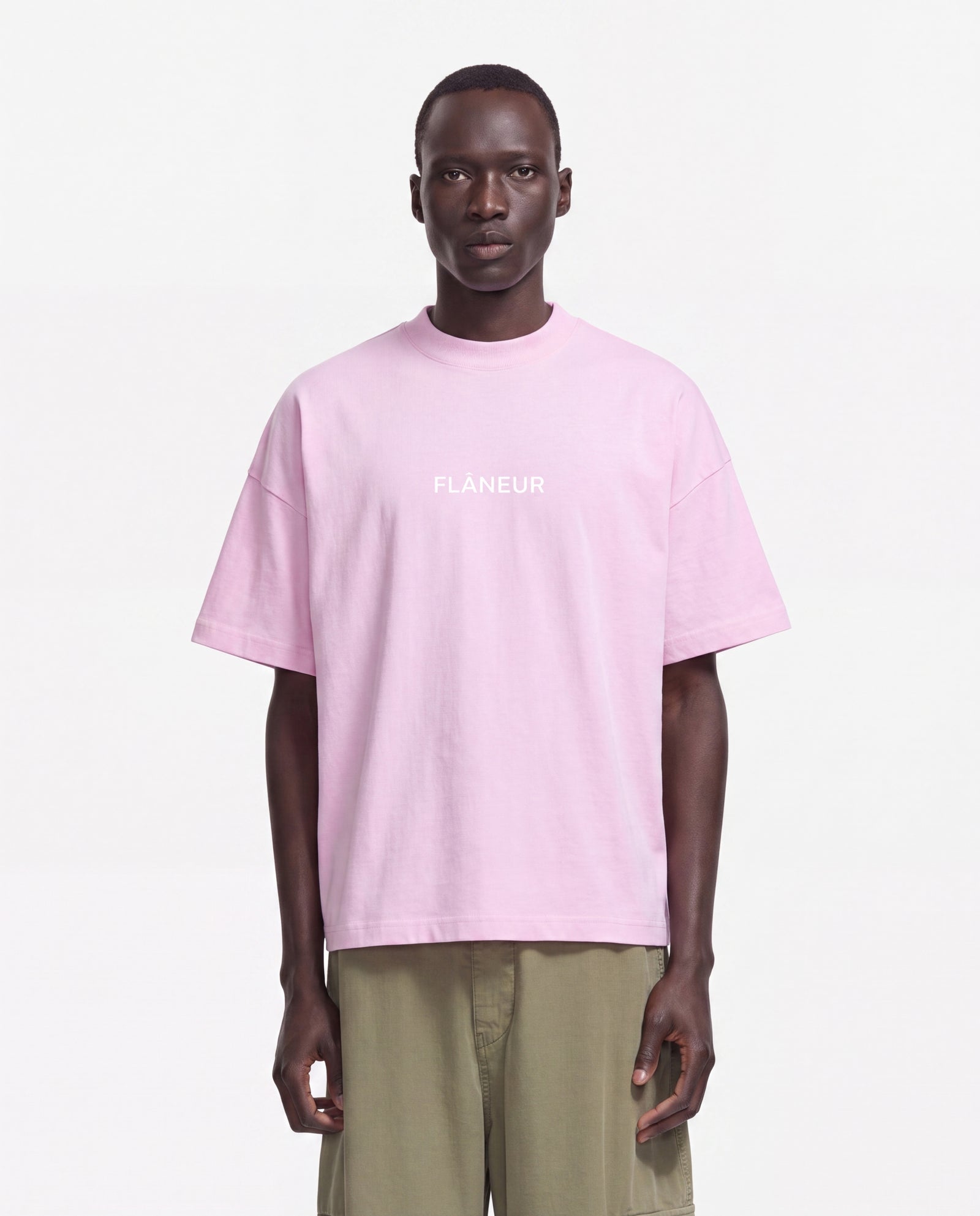 Box Logo T-Shirt | Pink/White