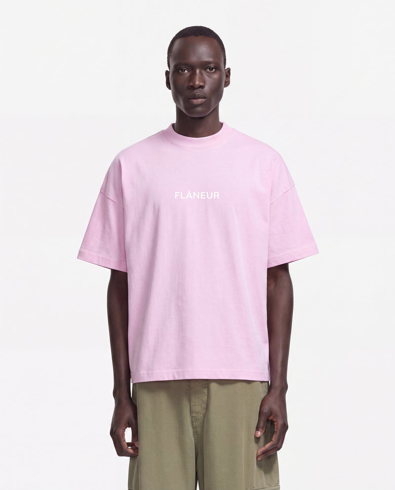 Box Logo T-Shirt | Pink/White