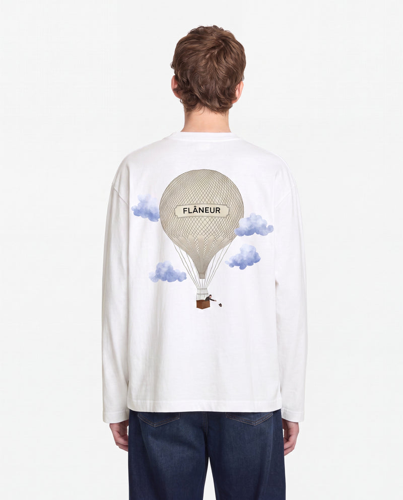 Aéronautique Long Sleeve | White
