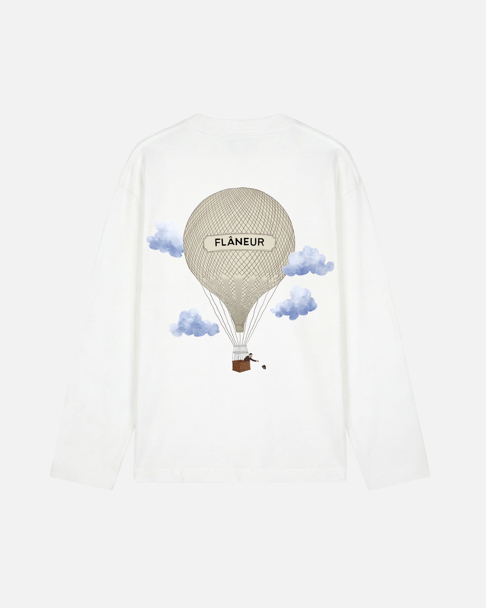 Aéronautique Long Sleeve | White